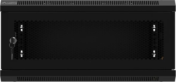 Kasë serveri Lanberg WF01-6404-23B, 4U, 19-inç, 600x450 mm, derë e perforuar, e zezë (flat pack)