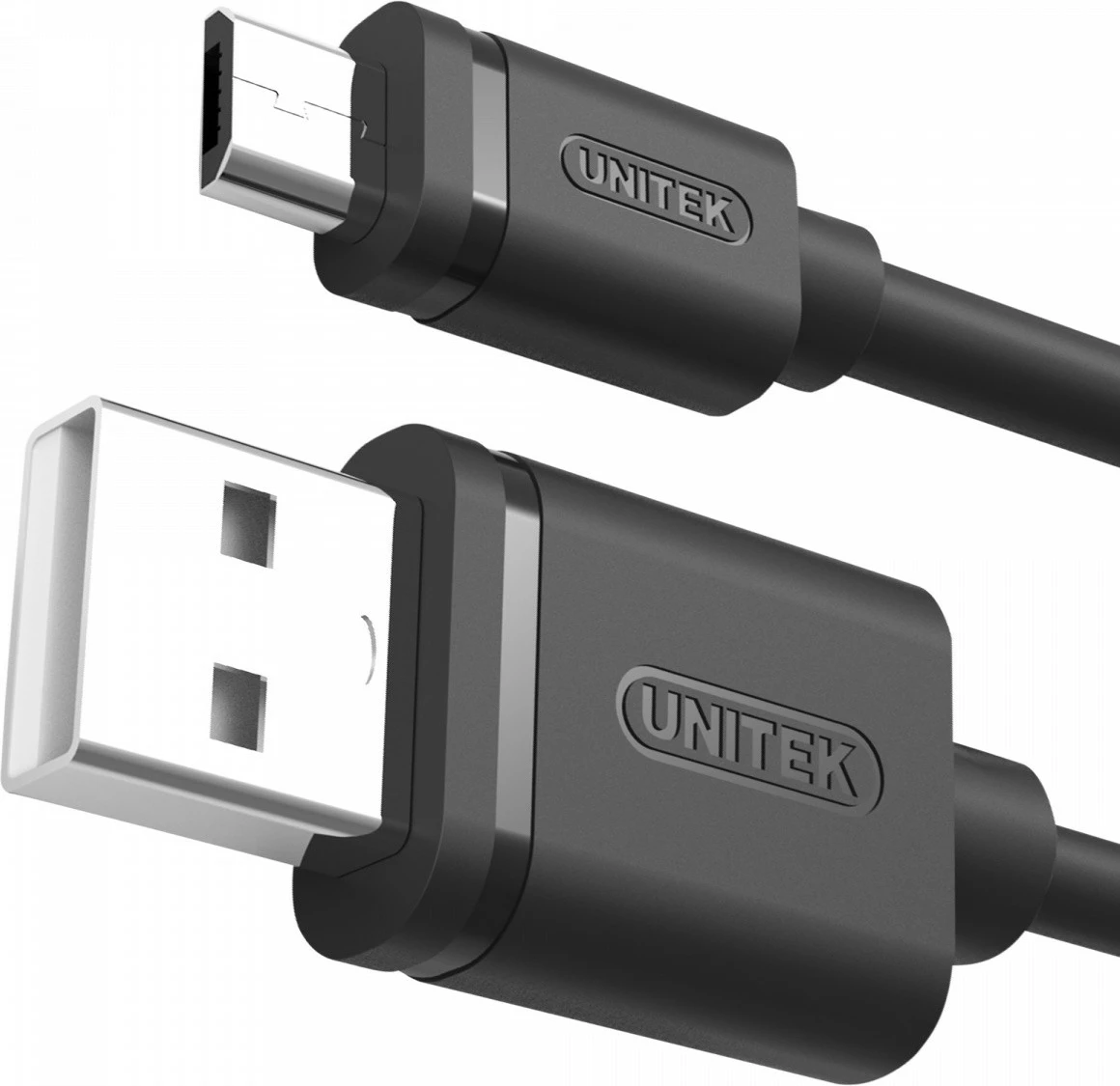 Kabllo USB Unitek Y-C455GBK, 2m, microUSB 2.0, E zezë