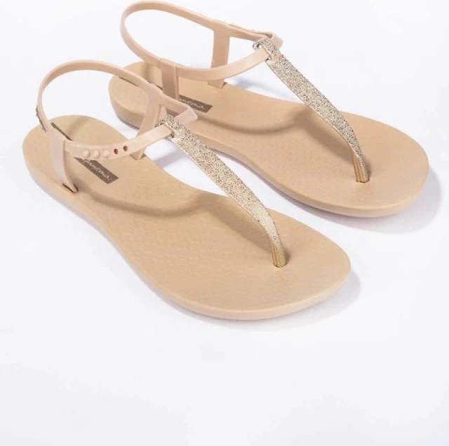 Sandale për femra Ipanema, bezhë me ari