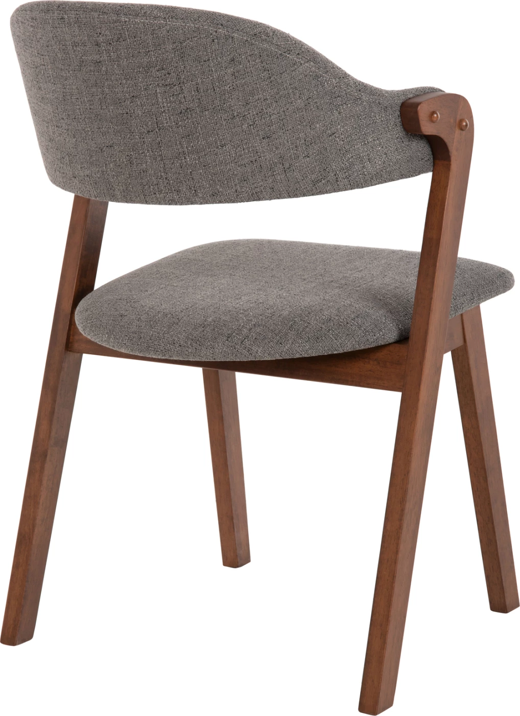 Karrige për ngrënie RIDER FH9734.01 dru gome ngjyrë arre-gri pëlhurë 59x59x83Hcm., set prej 2 copë