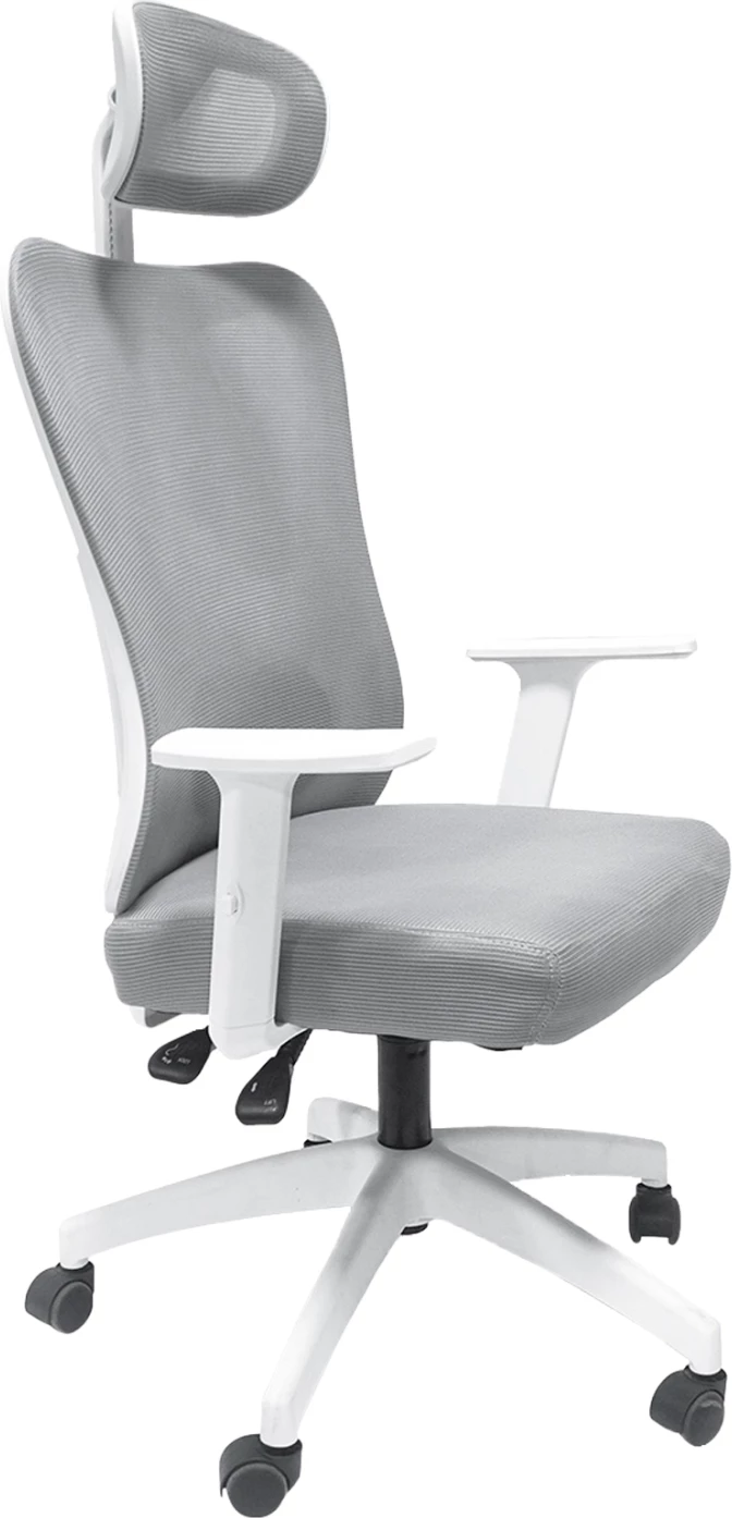 Karrige për zyre MEXER FH1195.02, hiri/e bardhë