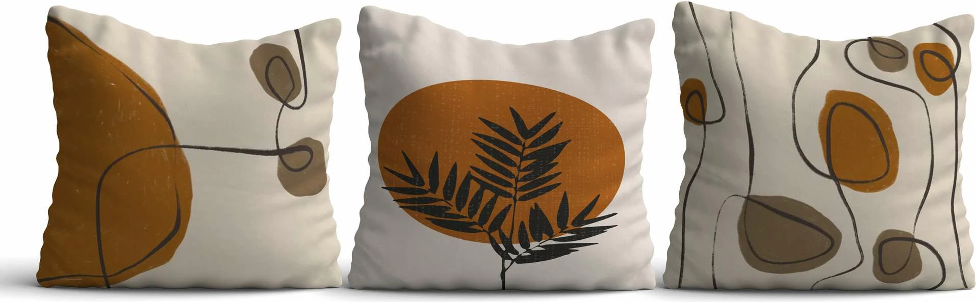 Set mbulesash për jastëkë (3 copë), dizajn Aberto, Asr_plw25 - 46