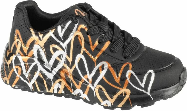 Atlete lifestyle Skechers për fëmijë, të zeza