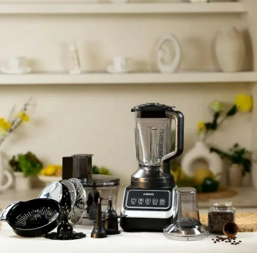 Robot kuzhine MPM MRK-27, 2600 ml, 2000 W, i zi/argjend