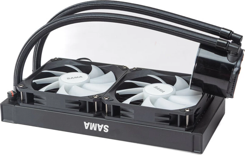 Ventilator Ftohës Me Ujë Për Kompjuter SAMA T240MM black (Zezë)