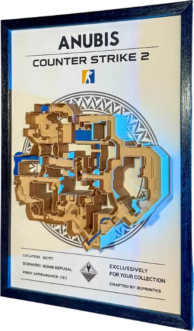 Kornizë CS2/CS:GO - 3D Map Anubis