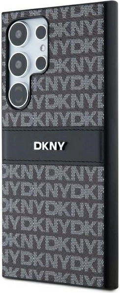 Mbështjellës DKNY Mono Stripe & Metal Logo për Samsung Galaxy S24 Ultra, i zi