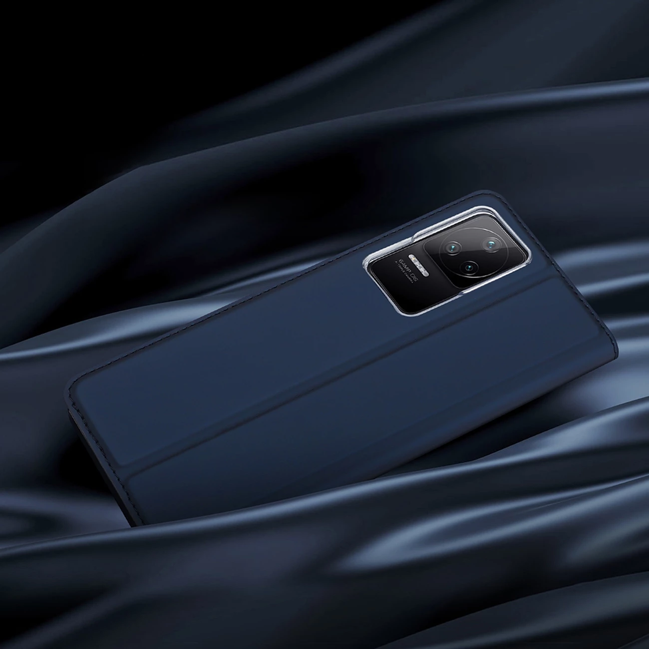 Mbështjellës Dux Ducis Skin Pro për Xiaomi Poco F4 5G, me xhep kartelash, funksion stand, lëkurë ekologjike, Ari