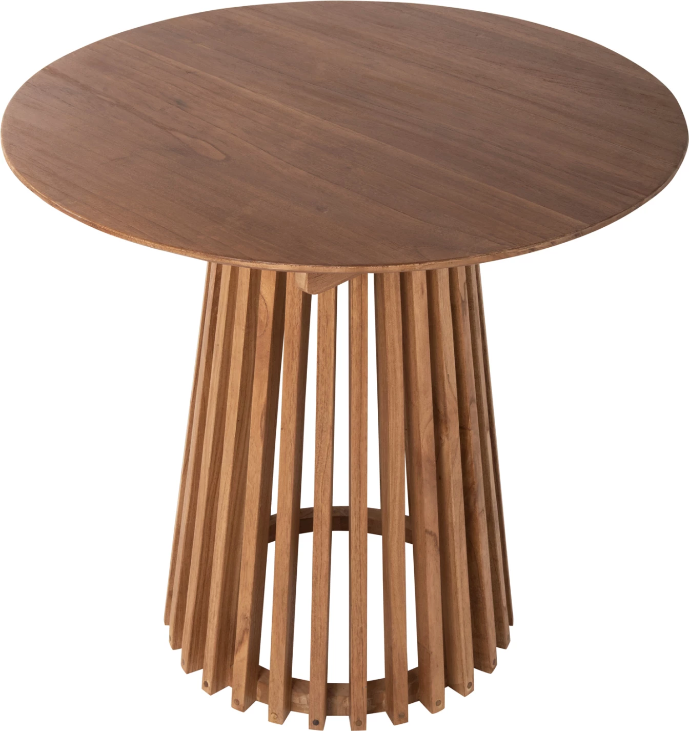 Tavolinë e rrumbullakët për ngrënie, FRANTZ, FH9832.11, dru MINDI, ngjyrë natyrale, Φ80x75H cm