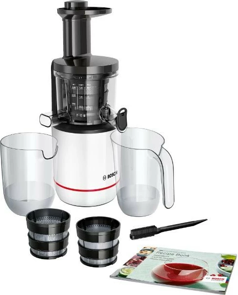 Shtrydhëse frutash Bosch MESM500W, 1000 ml, 150 W, Bardhë - Zi
