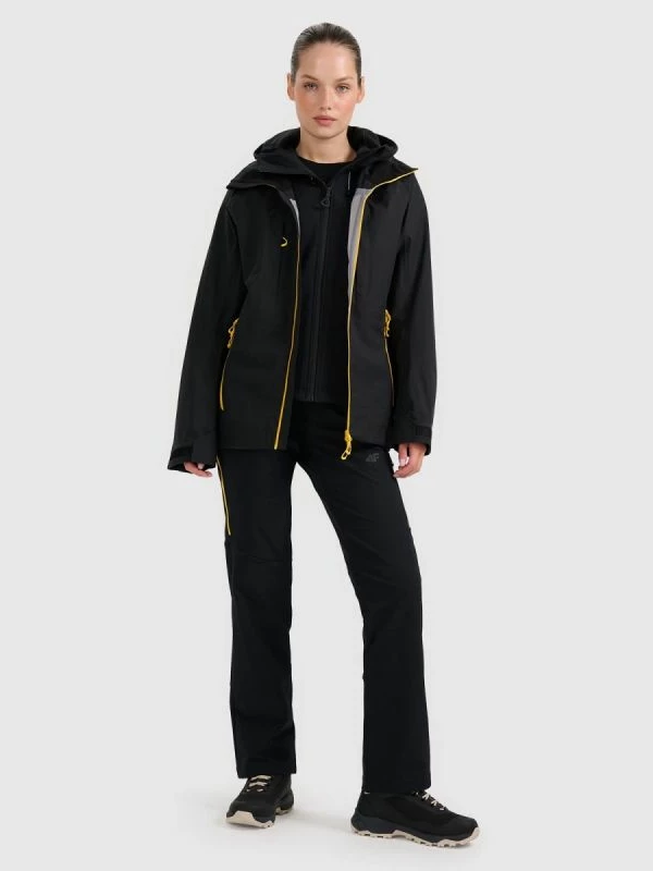 Jakne softshell për femra 4F, e zezë