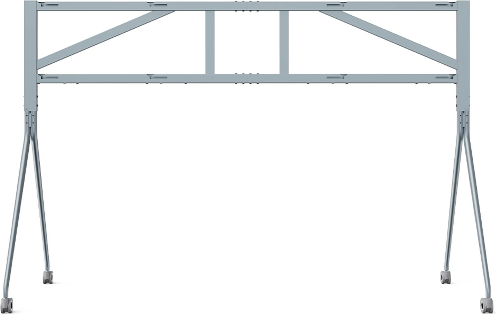 Mbajtëse dyshemeje Yealink MB-FloorStand-D652rd, për 2 ekrane deri 65 inç, gri