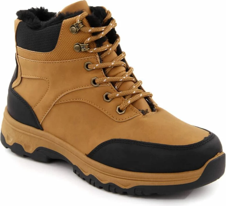 Çizme trekking për meshkuj Inny, kafe dhe të verdha