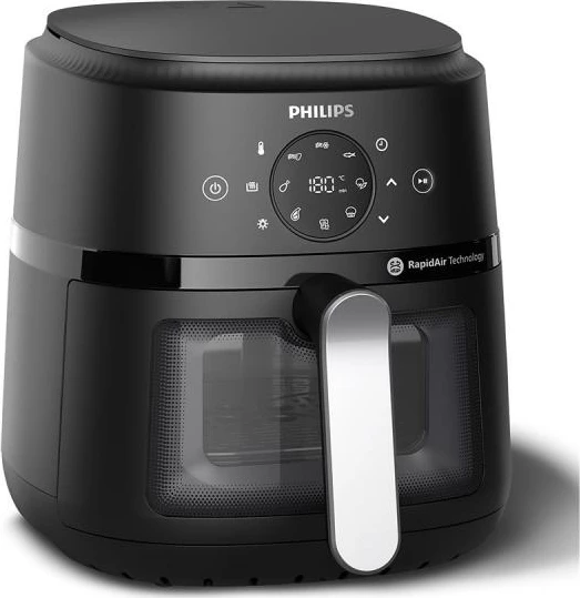 Fritezë me ajër, Philips, NA221/00, 4.2L, 1500W, e zezë