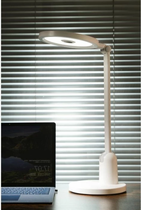 Llambë tavoline LED smart TaoTronics TT-DL1055, ndriçim i rregullueshëm, temperaturë ngjyre e rregullueshme, e bardhë