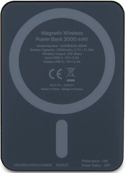 Powerbank Mercedes Stars Pattern MagSafe 3000mAh, i zi