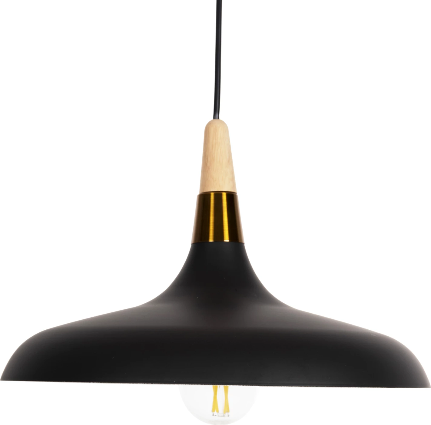 Llambë varëse tavani, detaj druri, FH4080, 35x35x112H cm