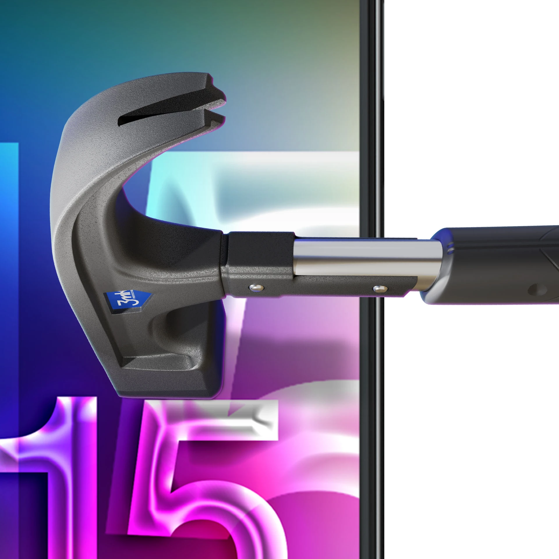 Foli mbrojtëse 3mk SilkyMatt Pro për iPhone 15, mat