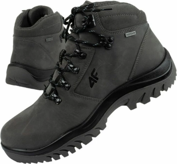 Këpucë trekking për meshkuj 4F, të zeza