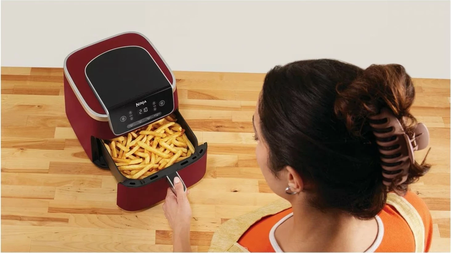 Fryer pa yndyrë Ninja AF140EU, 4.7 litra, e kuqe