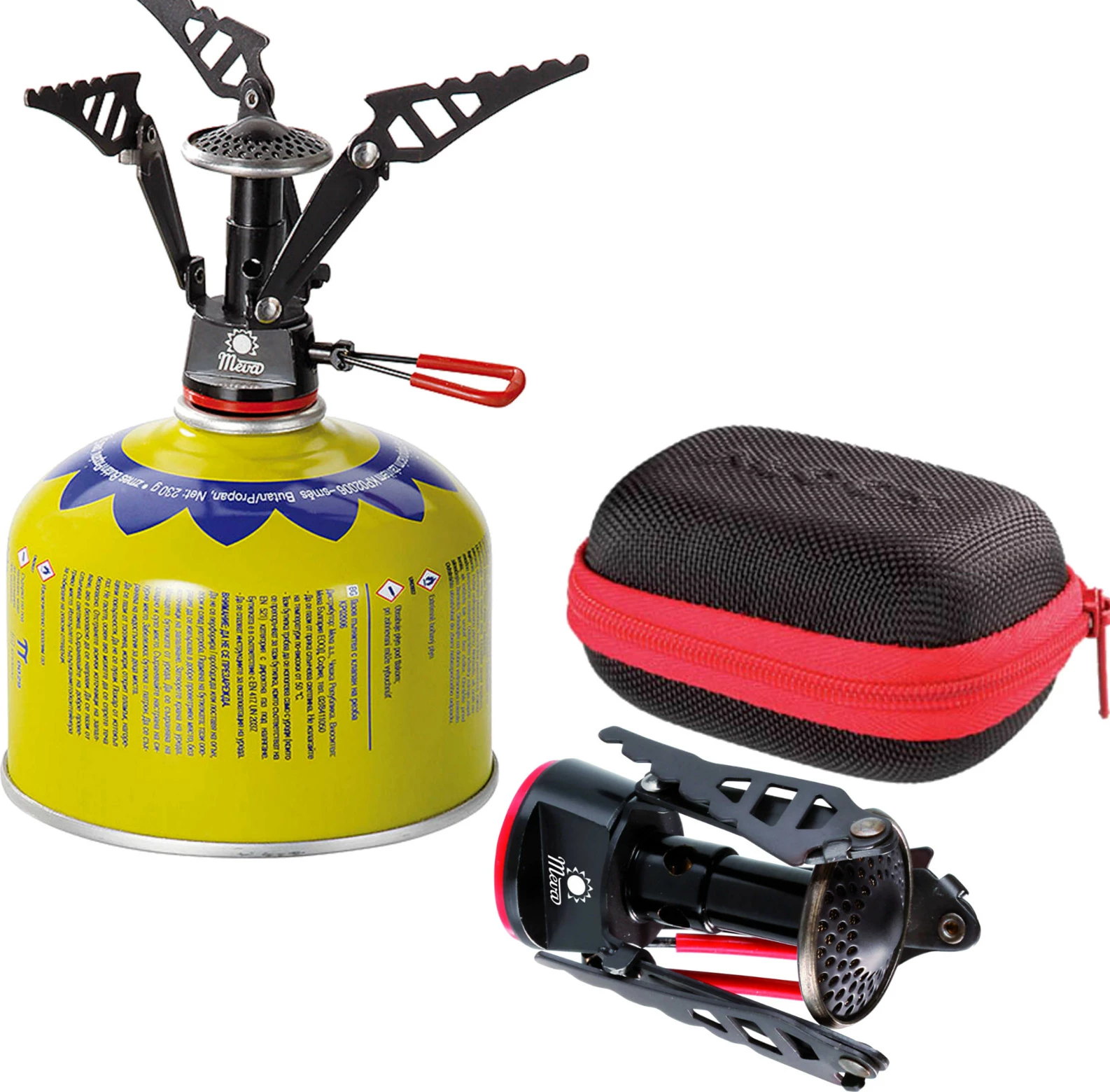 Sobë kampingu Meva SPARK KP14001, 80g, 2.6kW, Metal, E zezë