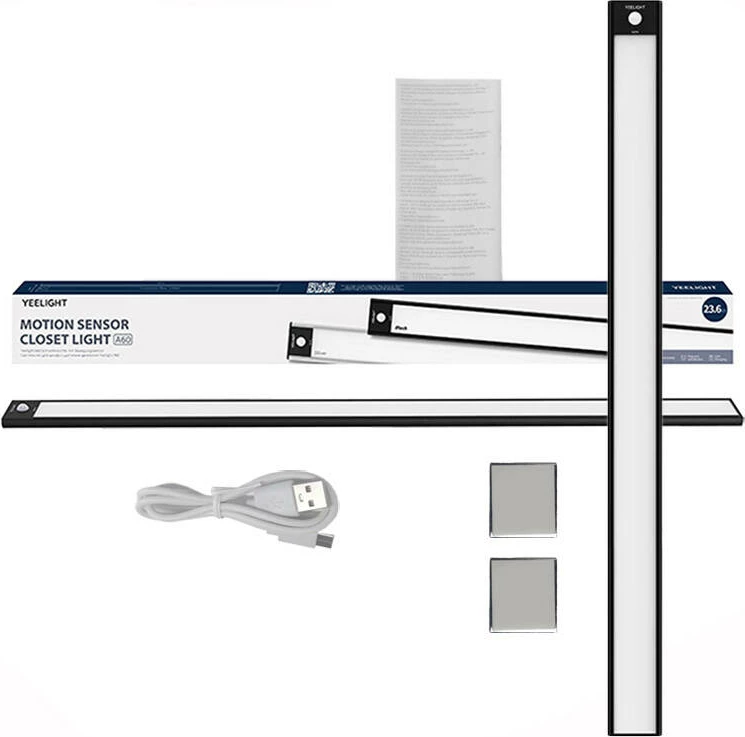 Llambë me sensor lëvizjeje Yeelight YLBGD-0046, 60cm, 4000K, e zezë