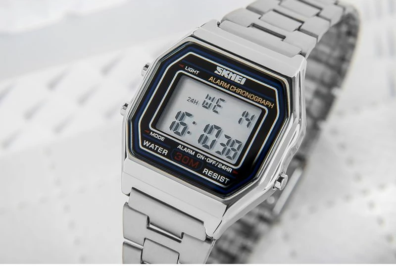 Orë dore për femra Skmei, e zezë