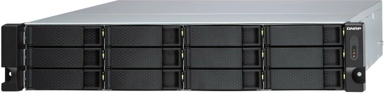 kabinet JBOD rack 2U, QNAP TL-R1200S-RP, 12 x 3.5'' SATA 6 Gb/s, lidhje SFF-8088/SFF-8644, PSU 250 W x2