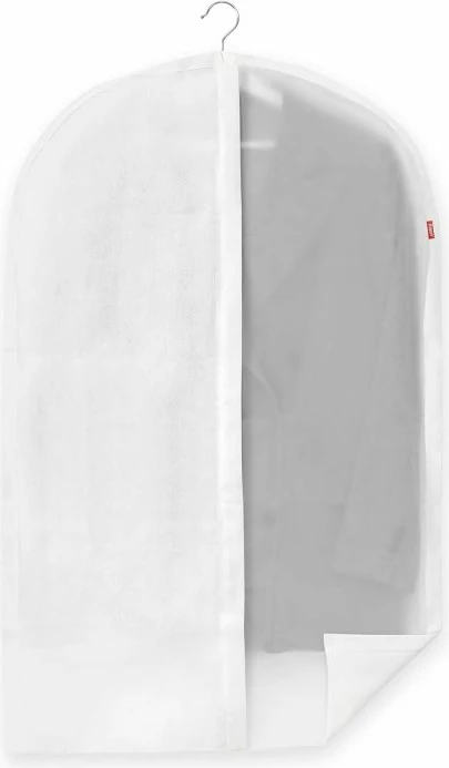 Mbështjellës mbrojtës për rroba Rayen 203711 60x150 cm L, bardhë/transparente
