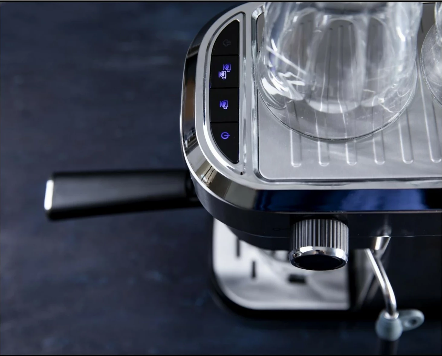 Aparat kafeje Gastronoma 18110001, presion piston, 1.1L, argjendtë