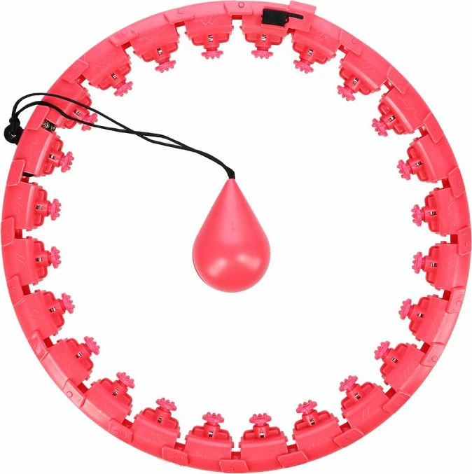 Hula hop me peshë Yakimasport FH01, e kuqe