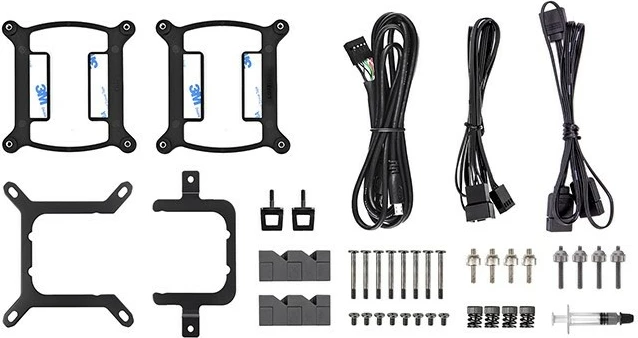 Ftohës me ujë Thermaltake TH240 V2 Ultra ARGB, 2x120mm, bllok bakri
