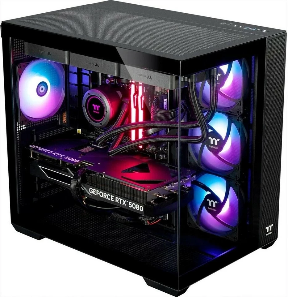 Kompjuter Thermaltake FTW RTX 5080, Windows 11 Home, 64-Bit, i zi/transparent
