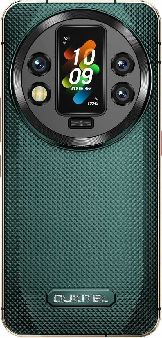 Celular OUKITEL WP200 Pro 5G 24GB/1TB 6.7" AMOLED 120Hz IP68/IP69K 8800mAh gjelbër