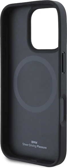 Mbështjellës BMW M Perforated And Stitched Line MagSafe për iPhone 16 Pro, i kuq