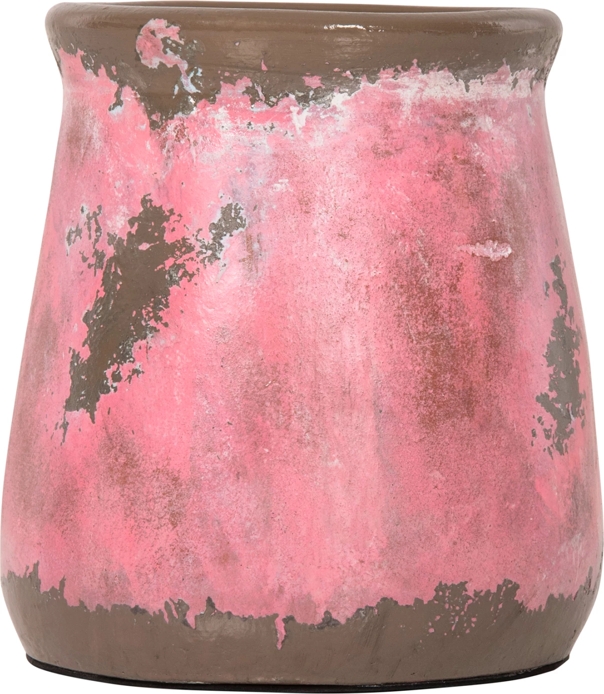 Vazo dekorative FH4381, ngjyrë terrakote, Φ18Χ20Hcm