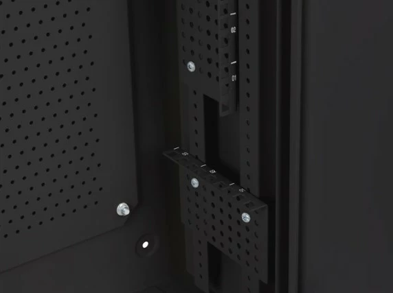 Kasë rrjeti Lanberg WAF1-5203-06-00B, 19", 6U+3U, për montim në mur, e zezë