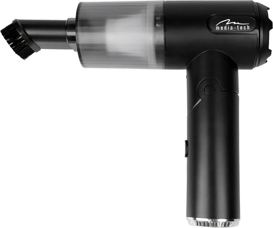 Fryrës/aspirator dore 2‑në‑1 Media‑Tech MT6538 65W 6800Pa 30 m/s LED bateri USB‑C, i zi, set me aksesorë