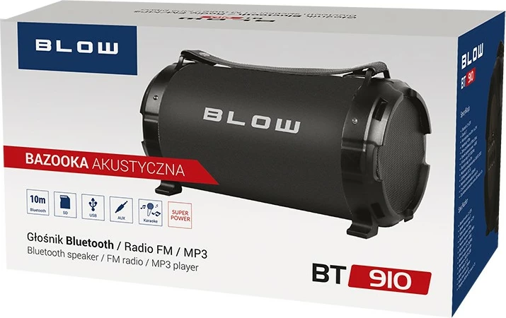 Altoparlant Bluetooth BLOW BAZOOKA BT910, 50W, i zi
