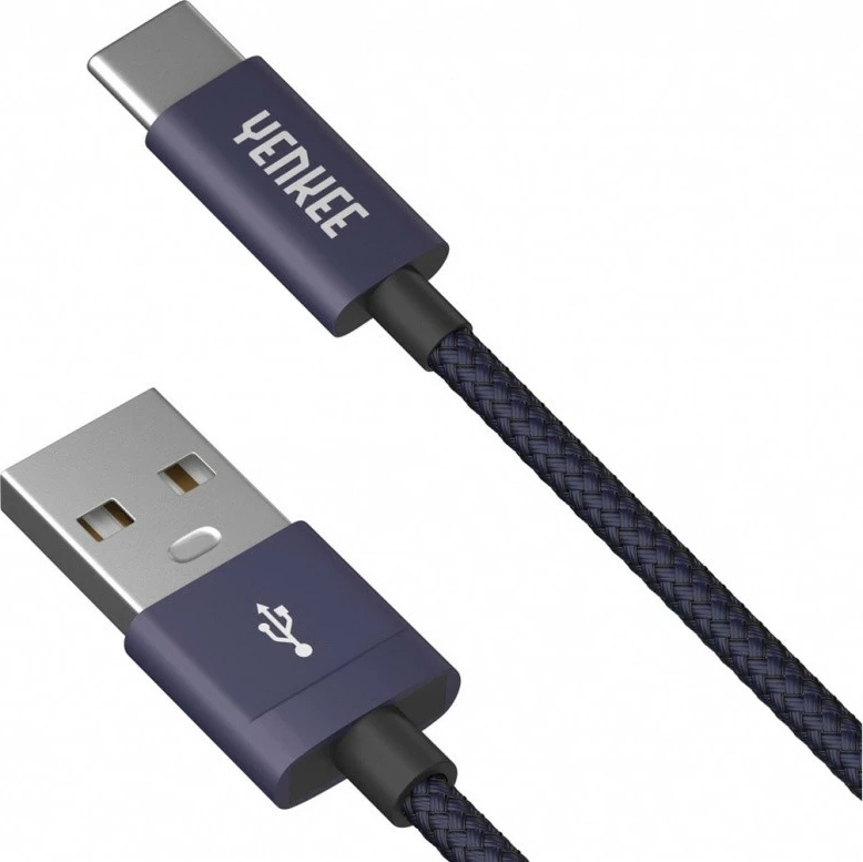 Kabllo USB A 2.0 në USB Type C Yenkee YCU 301BE, 1m, Blu e errët