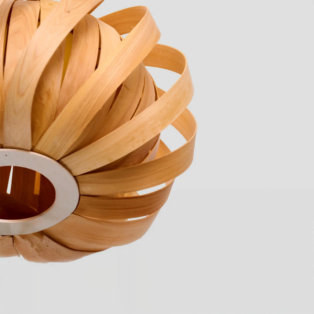 Llambë tavani SIRIUS, dru natyral, 40x20cm