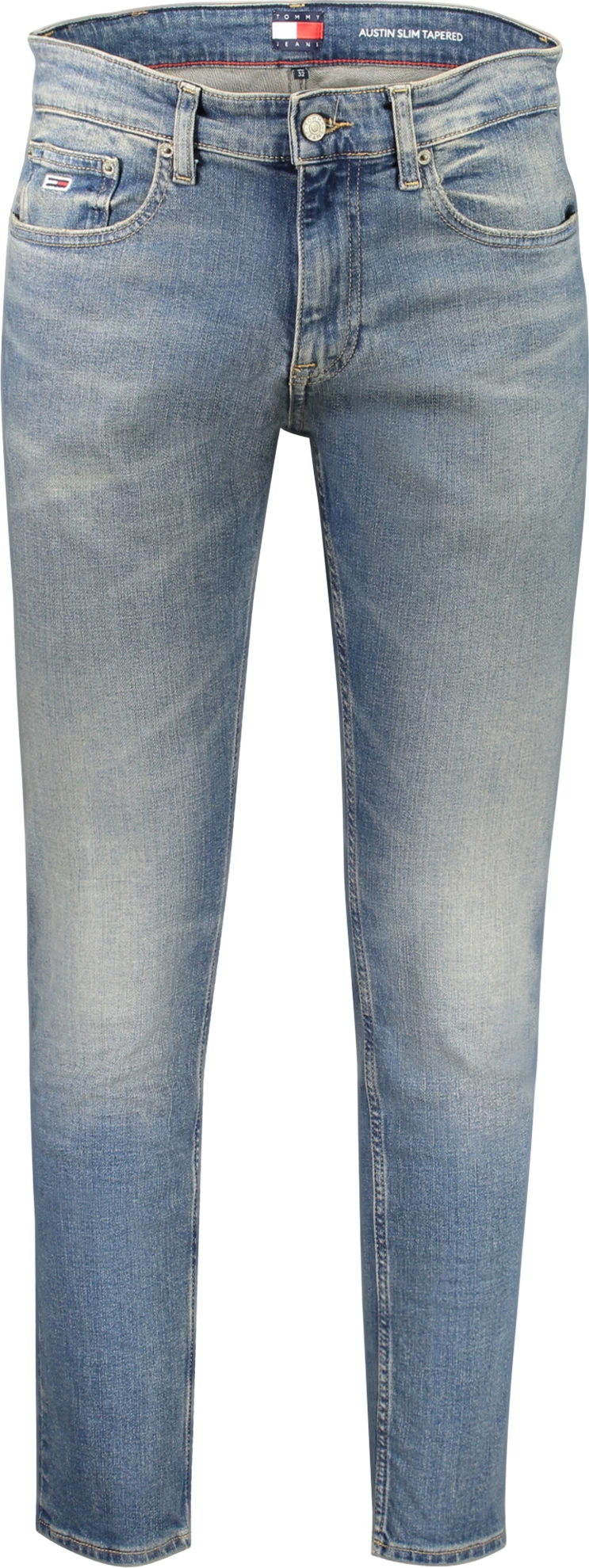 Pantallona xhins Tommy Hilfiger Austin Slim Tapered meshkuj, blu