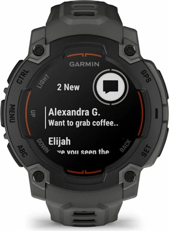 Smartwatch Garmin unisex, e zezë