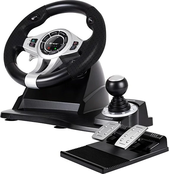 Tracer TRAJOY46524 Gaming Controller Black Steering wheel + Pedals PlayStation 4, Playstation 3
