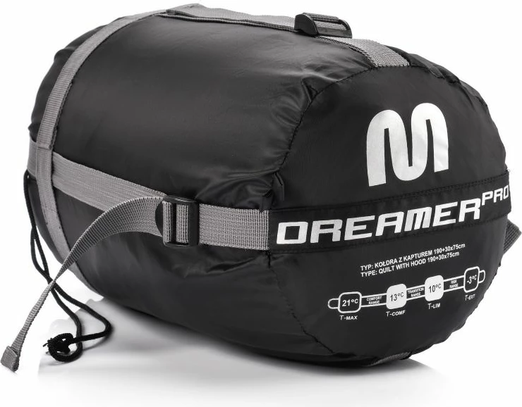 Shtrojë për kamping Meteor, unisex, e zezë