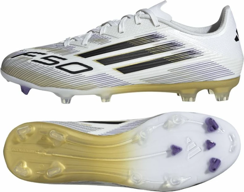 Atlete futbolli adidas për meshkuj, të bardha