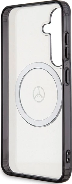 Mbështjellës Mercedes Printed Logo MagSafe për Samsung Galaxy S24, Transparent