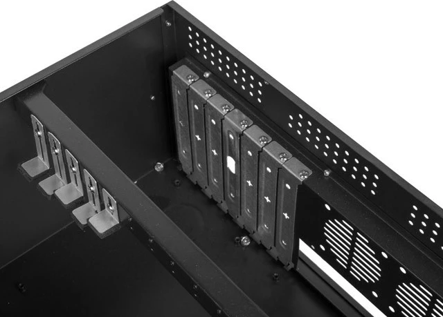 Kasë serveri Lanberg SC01-4504-08B, 19", ATX, Rack, e zezë