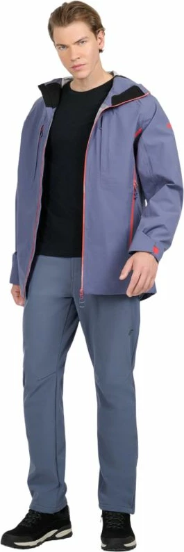 Pantallona trekking për meshkuj 4f, të kaltërta