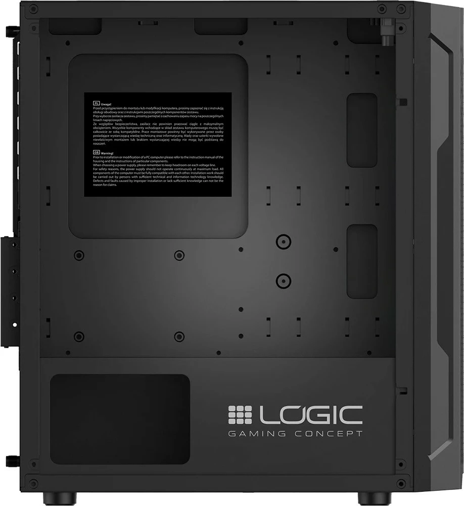 Kasë Logic Concept Aramis ARGB MINI, Micro ATX, e zezë